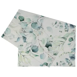 Fabrique de Styles Chemins De Table*Chemin de table en coton 160x50cm - Eucalyptus