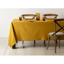 Fabrique de Styles Chemins De Table*Chemin table corino 160x50cm coton lavé 170g/m2