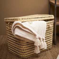 Fabrique de Styles Petits Rangements*Coffre en feuille de palmier - Beezz