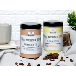 Fabrique de Styles Cafés, Thés Et Infusions*Coffret 6 cafés aromatisés moulus - 6 recettes en boîte xs