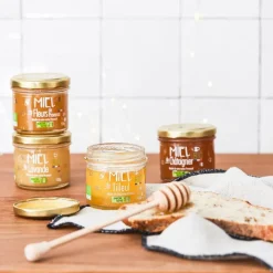 Fabrique de Styles Chocolats Et Confiseries*Coffret 4 miels d'origine bio et français