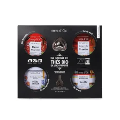 Fabrique de Styles Cafés, Thés Et Infusions*Coffret 4 thés bio avec filtre
