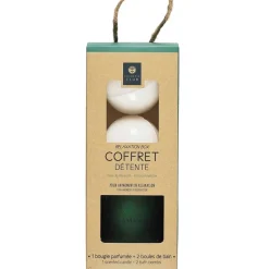 Fabrique de Styles Bougies Parfumées*Coffret bougie parfumée et 2 bombes de bain senteur amande