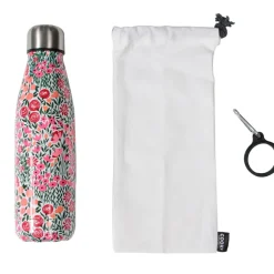Fabrique de Styles Gourdes*Coffret bouteille isotherme fleurie