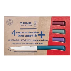 Fabrique de Styles Couverts*Coffret de 4 couteaux de table multicolor - Opinel