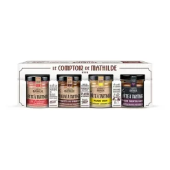 Fabrique de Styles Chocolats Et Confiseries*Coffret de 4 pates à tartiner les mathildettes