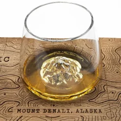 Fabrique de Styles Verres À Alcool*Coffret de 2 verres Denali et Fuji - Topographic