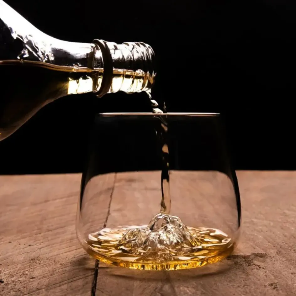 Fabrique de Styles Verres À Alcool*Coffret de 2 verres Denali et Fuji - Topographic