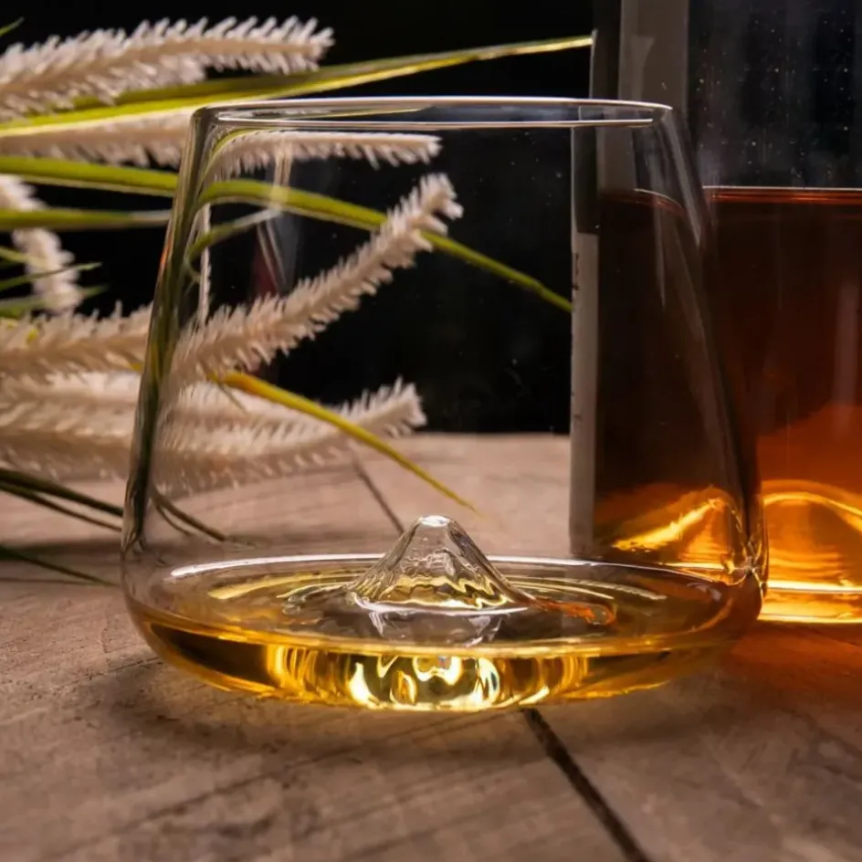 Fabrique de Styles Verres À Alcool*Coffret de 2 verres Denali et Fuji - Topographic