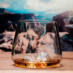 Fabrique de Styles Verres À Alcool*Coffret de 2 verres Grand Canyon et Mont Matterhorn - Topographic