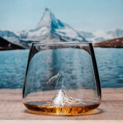 Fabrique de Styles Verres À Alcool*Coffret de 2 verres Grand Canyon et Mont Matterhorn - Topographic