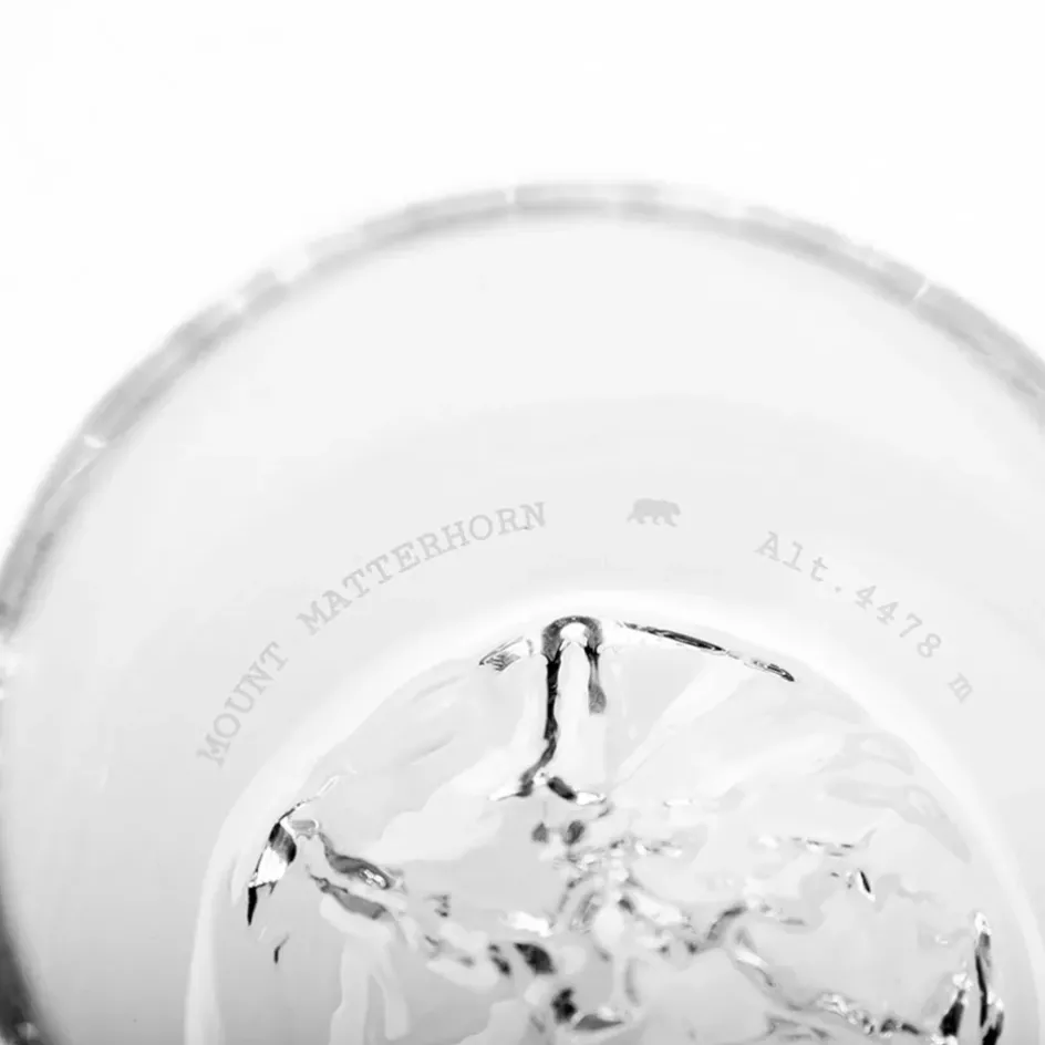 Fabrique de Styles Verres À Alcool*Coffret de 2 verres Grand Canyon et Mont Matterhorn - Topographic