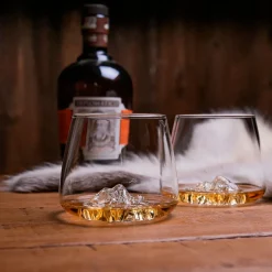 Fabrique de Styles Verres À Alcool*Coffret de 2 verres Mont Blanc et Everest - Topographic