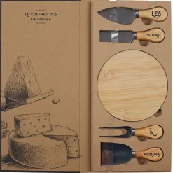 Fabrique de Styles Accessoires De Table*Coffret fromage couteau et planche