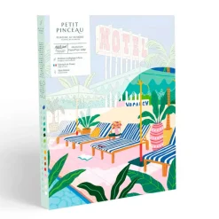 Fabrique de Styles Loisirs Créatifs*Coffret peinture au numéro - the motel pool