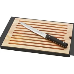 Fabrique de Styles Planches À Découper*Coffret planche à pain en hevea et couteau pain