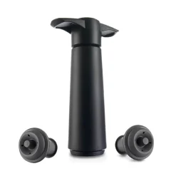 Fabrique de Styles Accessoires Vin Et Cocktails*Coffret pompe à vin et 2 bouchons - Vacuvin