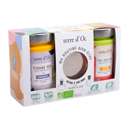 Fabrique de Styles Cafés, Thés Et Infusions*Coffret thé detox et tisane avec filtre
