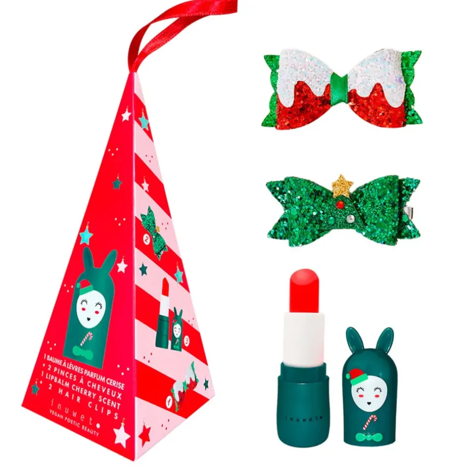 Fabrique de Styles Soins Du Visage*Coffret Xmas- Baume à lèvre et 2 barettes