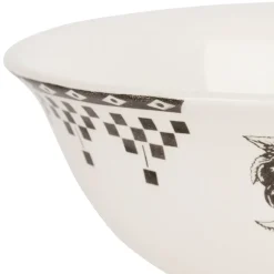 Fabrique de Styles Plats Et Saladiers*Compotier en faïence 1L - Damier
