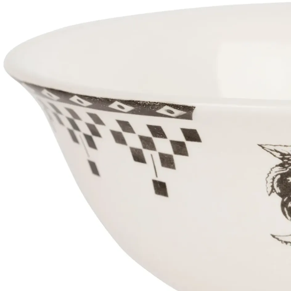 Fabrique de Styles Plats Et Saladiers*Compotier en faïence 1L - Damier