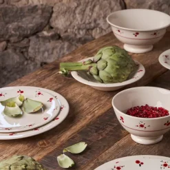 Fabrique de Styles Plats Et Saladiers*Compotier en faience 1l - Paquerette