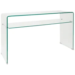 Fabrique de Styles Consoles*Console 1 étagère en verre trempé - Adela