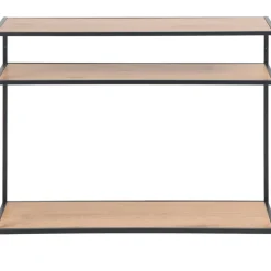 Fabrique de Styles Consoles*Console 3 étagères en chêne et métal - Senzo