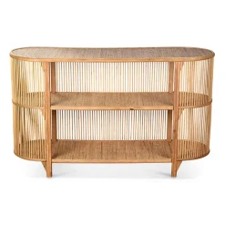 Fabrique de Styles Consoles*Console 2 étagères en rotin - Romeo