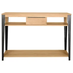 Fabrique de Styles Consoles*Console 1 tiroir en chêne massif - Manny