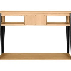 Fabrique de Styles Consoles*Console 1 tiroir en chêne massif - Manny