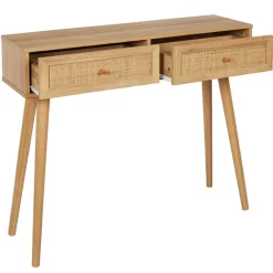 Fabrique de Styles Consoles*Console 2 tiroirs en bois naturel - Baia