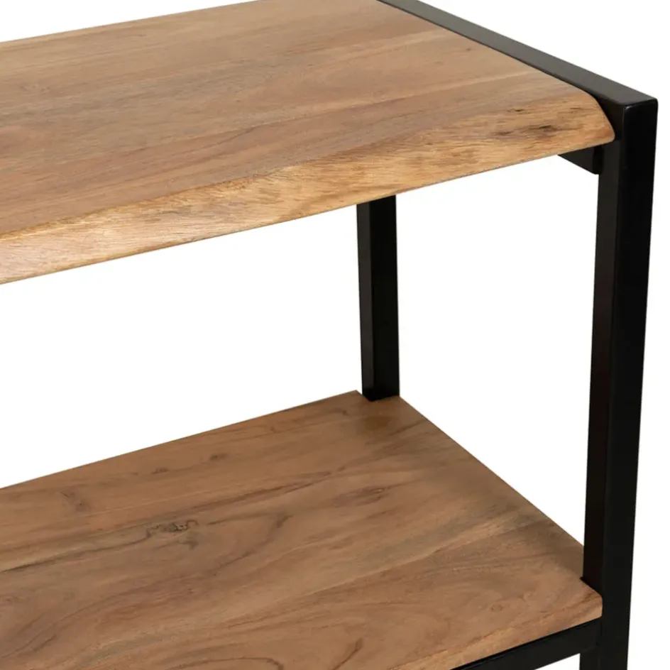 Fabrique de Styles Consoles*Console en acacia et pieds en fer noir - Brooklyn