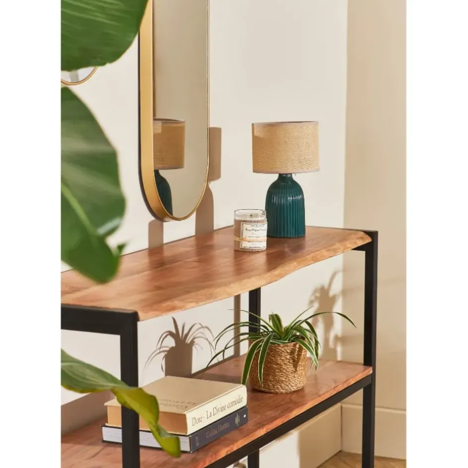 Fabrique de Styles Consoles*Console en acacia et pieds en fer noir - Brooklyn