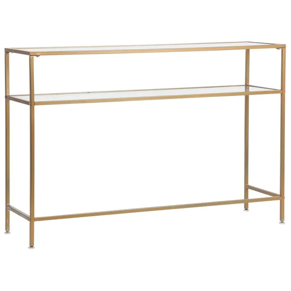 Fabrique de Styles Consoles*Console en fer et verre 120x33xh80.5cm - Eluminea