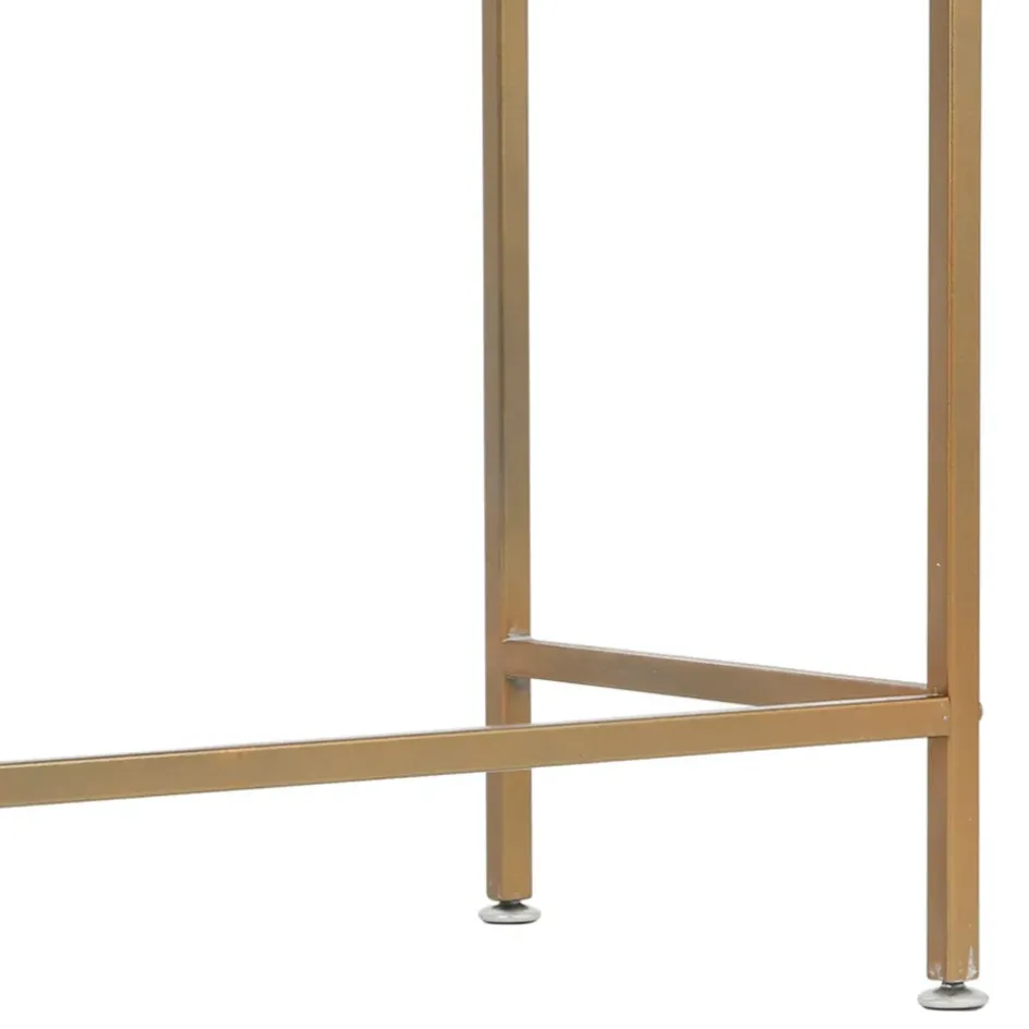 Fabrique de Styles Consoles*Console en fer et verre 120x33xh80.5cm - Eluminea