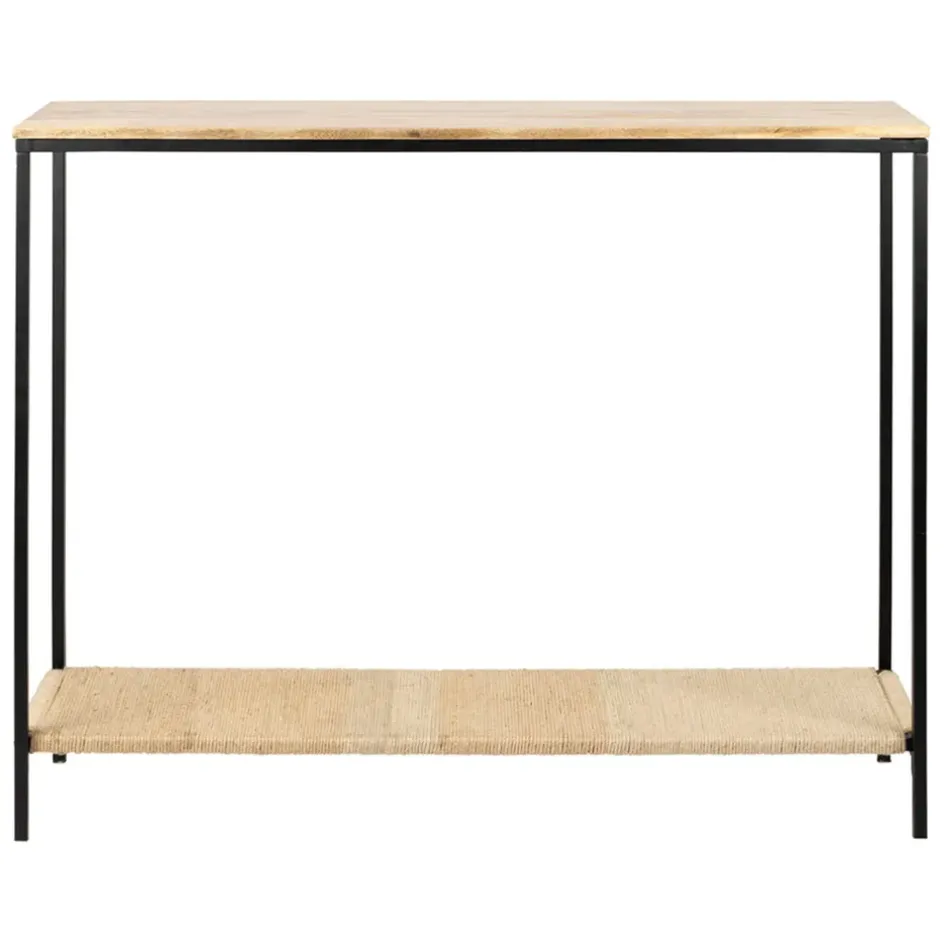 Fabrique de Styles Consoles*Console en manguier et fer noir 100x35xh80cm - Maderia