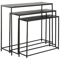Fabrique de Styles Consoles*Console gigogne (x3) en fer - Felia