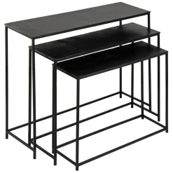 Fabrique de Styles Consoles*Console gigogne (x3) en fer - Felia
