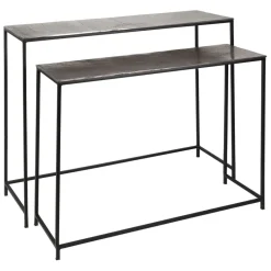 Fabrique de Styles Consoles*Console gigogne (x2) en fer - Felia