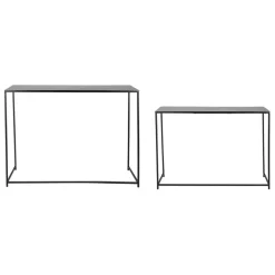 Fabrique de Styles Consoles*Console gigogne (x2) en fer - Felia