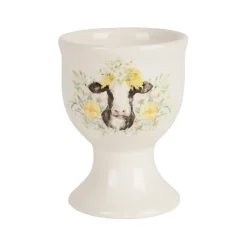 Fabrique de Styles Accessoires De Table*Coquetier en faïence vache - Collection