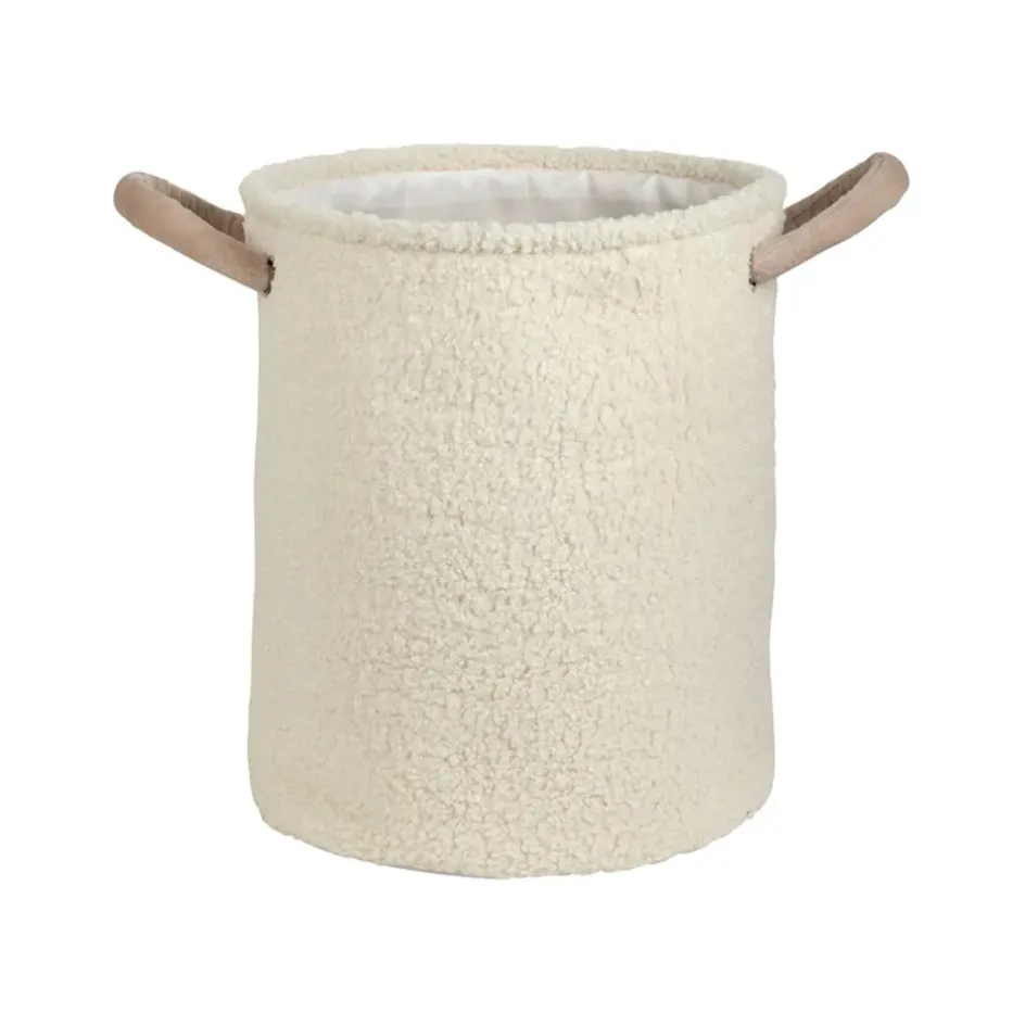 Enfant Fabrique de Styles Déco*Corbeille en tissu écru h41cm - Bohème