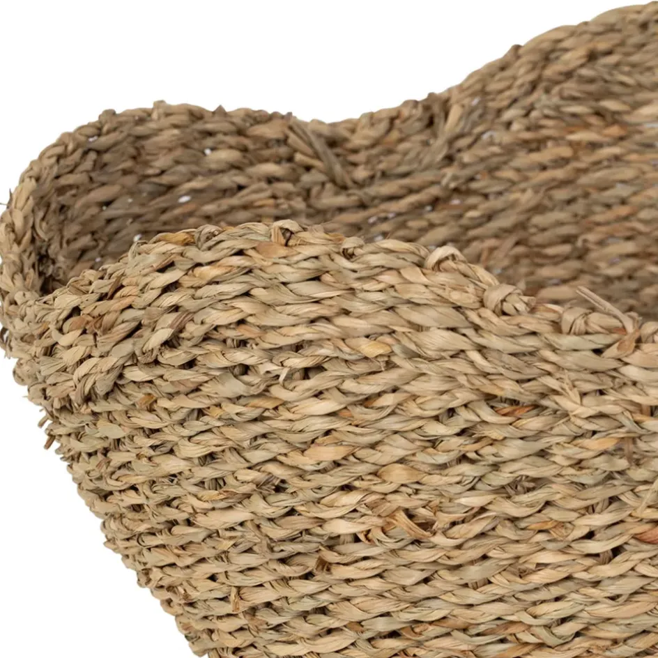 Fabrique de Styles Paniers Et Corbeilles*Corbeille (x3) en jonc de mer - Recif