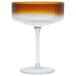 Fabrique de Styles Verres À Alcool*Coupe champagne striée en verre - Funny