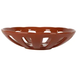 Fabrique de Styles Plats Et Saladiers*Coupe en grès moucheté d28cm - Organic