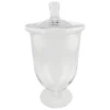 Fabrique de Styles Bonbonnières, Cloches Et Coupes*Coupe sur pied en verre avec couvercle d21cm - Eloise