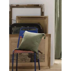 Fabrique de Styles Coussins Et Housses*Coussin avec pompons en gaze de coton 40x40cm - Gaia