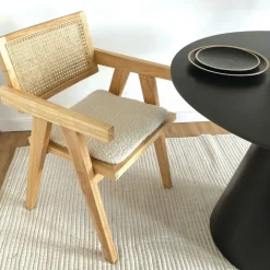 Fabrique de Styles Coussins Et Housses*Coussin de chaise carre bouclette 40x40cm