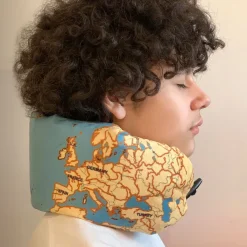 Fabrique de Styles Voyage Et Exploration*Coussin de voyage gonflable carte du monde